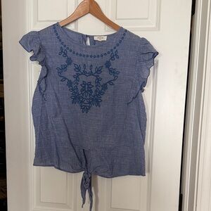 Chocolate Blue Striped Garment